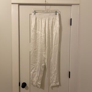 Tina Jo White Satin Pants